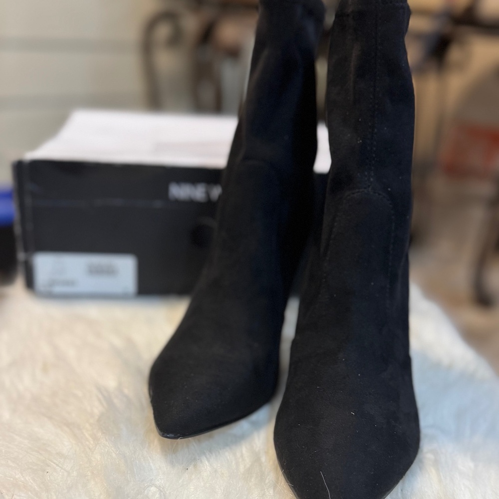 Black Nine West REVES2 Ankle Boots